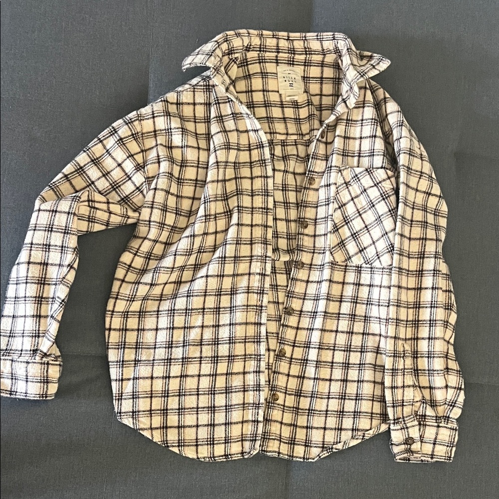 Billabong Plaid Button-Up Shirt